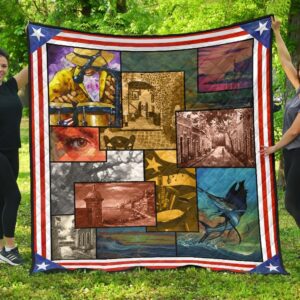 Puerto Rico Premium Quilt  Bn04  Quilt